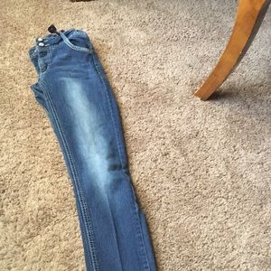 Light wash kid jeans